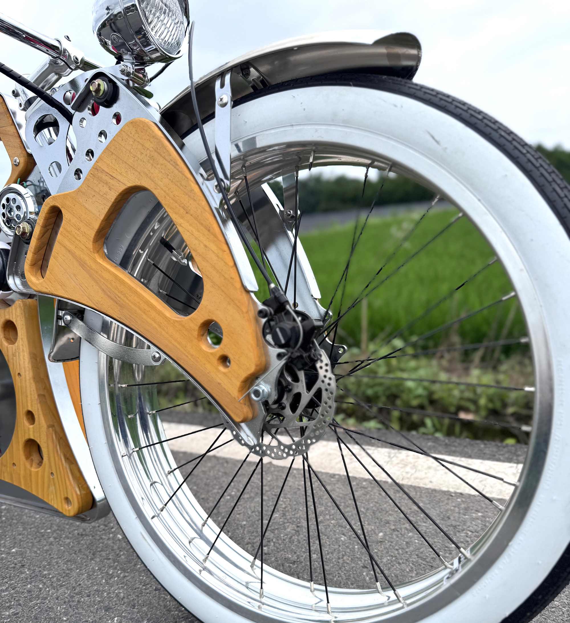 Steam Punk Chrome Ebike